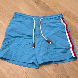 Orlebar Brown Swim Trunks blue color